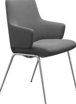 Stressless® Polsterstuhl »Laurel« () Low Back mit Armlehne, Größe L, mit Beinen aus Stahl in Chrom glänzend