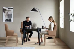 Stressless® Polsterstuhl »Laurel« () High Back mit Armlehne, Größe L, mit abgerundeten Beinen in Schwarz