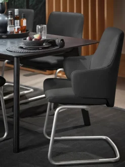 Stressless® Polsterstuhl »Laurel« () Low Back mit Armlehne, Größe L, mit Beinen aus Stahl in Chrom matt