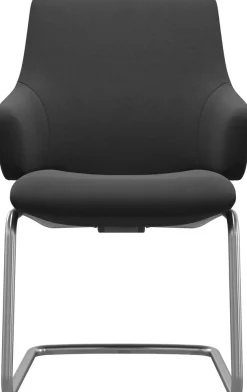 Stressless® Polsterstuhl »Laurel« () Low Back mit Armlehne, Größe L, mit Beinen aus Stahl in Chrom matt