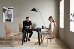 Stressless® Polsterstuhl »Laurel« () Low Back, Größe M, mit abgerundeten Beinen in Eiche natur