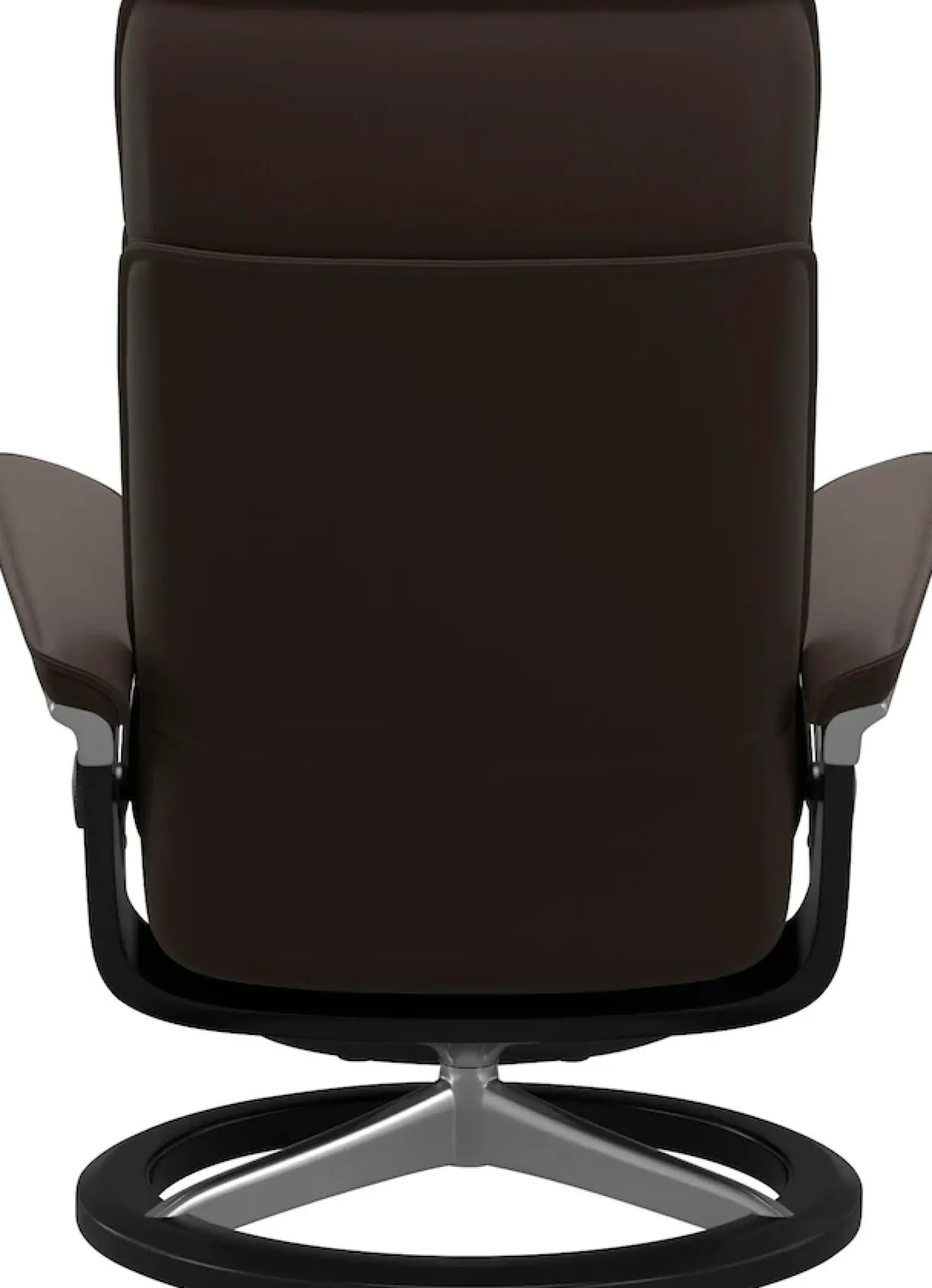 Stressless® Relaxsessel »Admiral« Set, Relaxsessel inkl. Hocker,mit Signature Base, Größe M & L, Gestell Schwarz