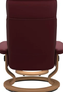 Stressless® Relaxsessel »Admiral« Set, Relaxsessel inkl. Hocker,mit Classic Base, Größe M & L, Gestell Eiche
