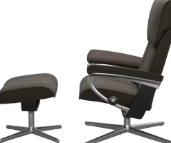 Stressless® Relaxsessel »Admiral« mit Cross Base, Größe M & L, Holzakzent Schwarz