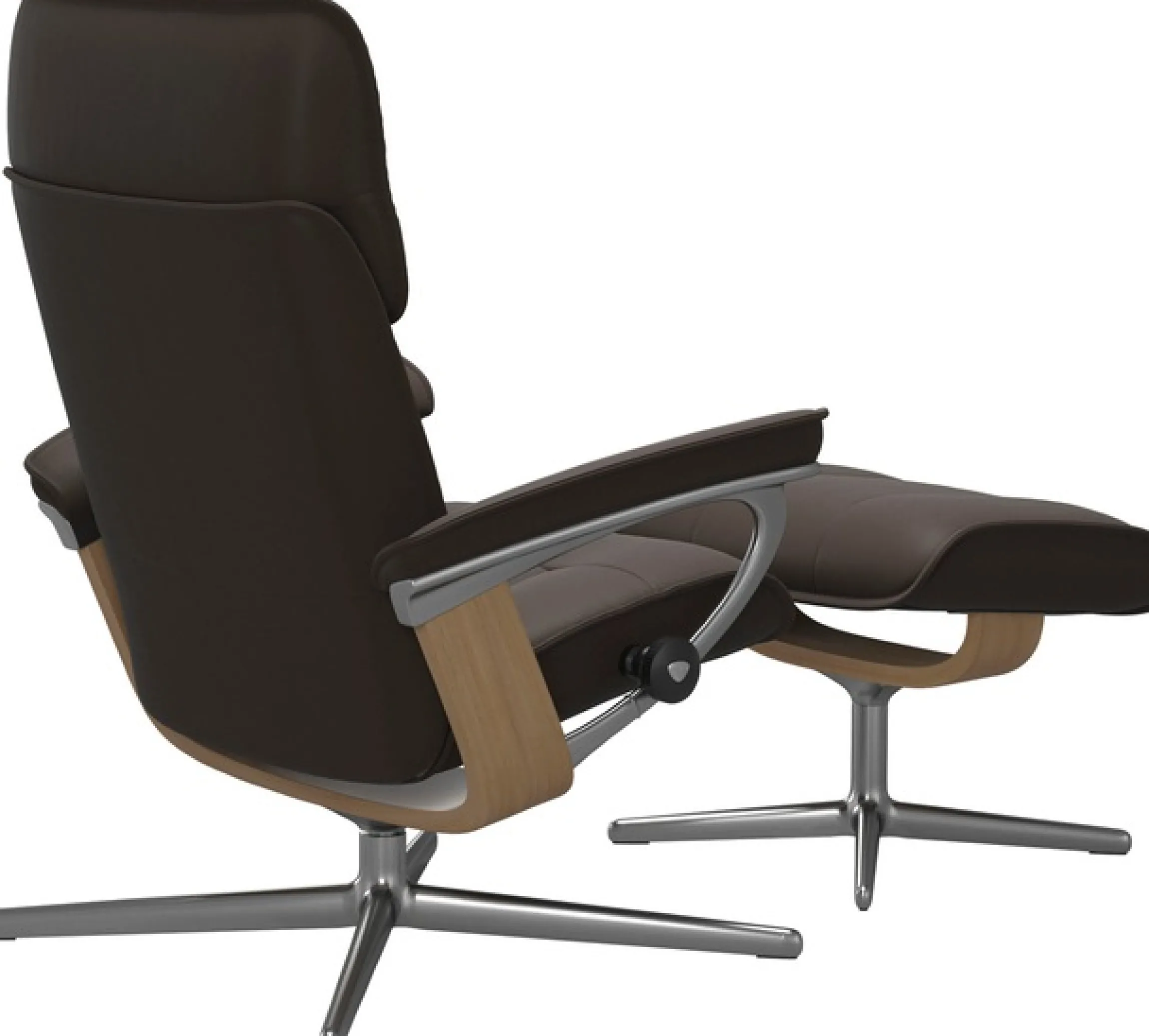 Stressless® Relaxsessel »Admiral« mit Cross Base, Größe M & L, Holzakzent Eiche
