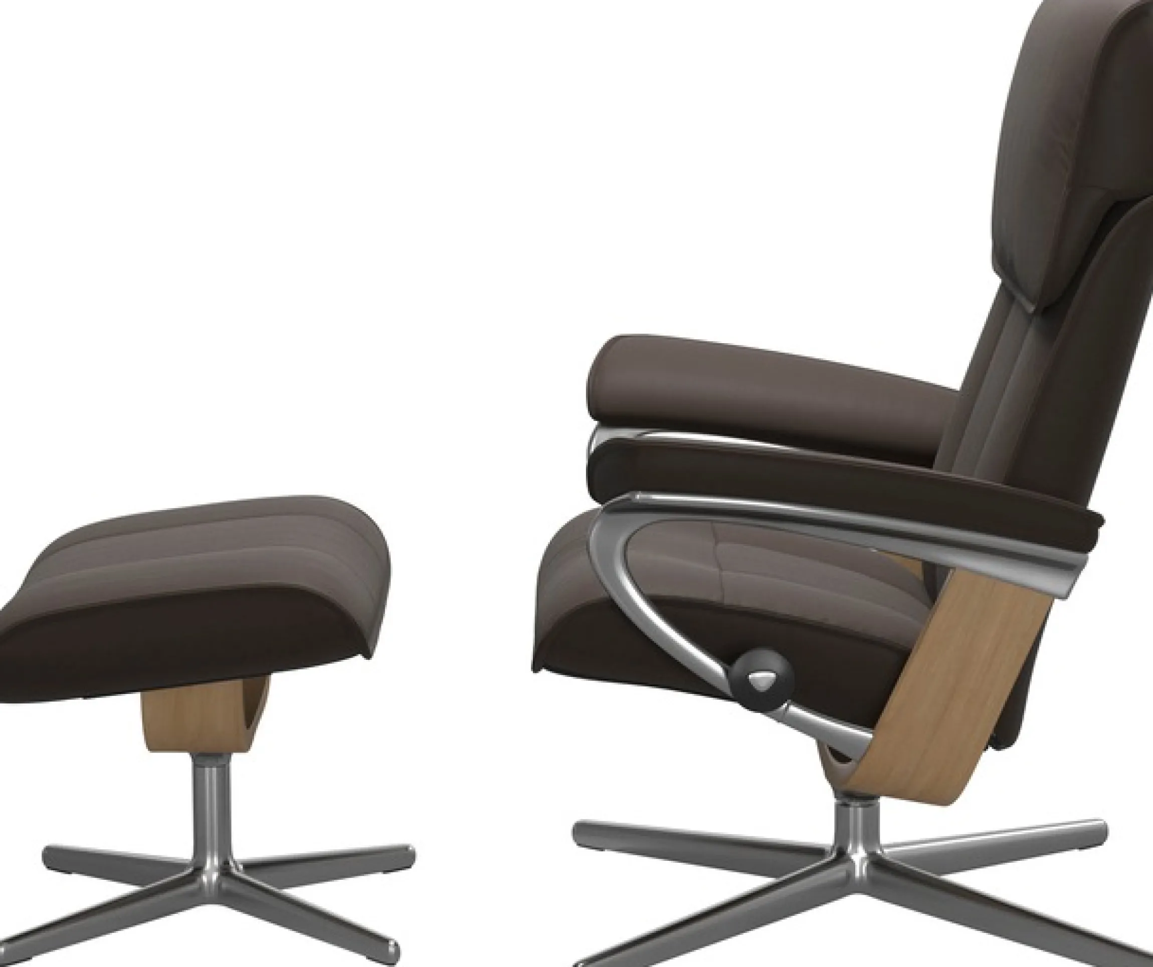 Stressless® Relaxsessel »Admiral« mit Cross Base, Größe M & L, Holzakzent Eiche