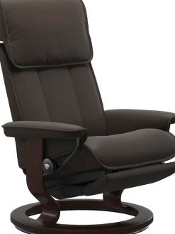 Stressless® Relaxsessel »Admiral« verstellbar, optional 2-motorisch, Größe M & L, Gestell Braun