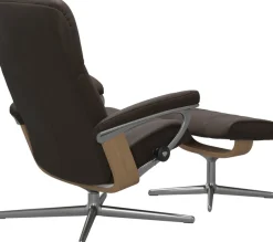 Stressless® Relaxsessel »Consul« mit Cross Base, Größe S, M & L, Holzakzent Eiche, in 2 Bezugsqualitäten lieferbar