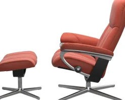 Stressless® Relaxsessel »Consul« mit Cross Base, Größe S, M & L, Holzakzent Schwarz