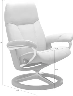 Stressless® Relaxsessel »Consul« mit Signature Base, Größe M, Gestell Wenge