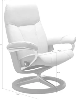 Stressless® Relaxsessel »Consul« mit Signature Base, Größe S, Gestell Braun
