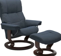 Stressless® Relaxsessel »Mayfair« Relaxsessel mit Hocker,mit Classic Base, Gestell Braun