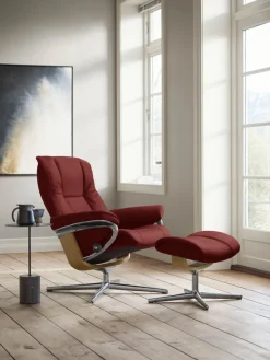 Stressless® Relaxsessel »Mayfair« mit Cross Base, Größe S, M & L, Holzakzent Eiche