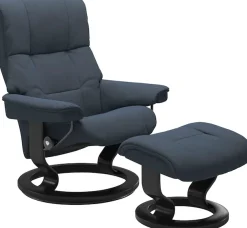 Stressless® Relaxsessel »Mayfair« Relaxsessel mit Hocker,mit Hocker, mit Classic Base, Größe S, M & L, Gestell Schwarz