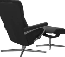 Stressless® Relaxsessel »Mayfair« mit Cross Base, Größe S, M & L, Holzakzent Schwarz