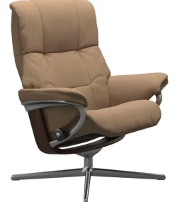 Stressless® Relaxsessel »Mayfair« mit Cross Base, Größe S, M & L, Holzakzent Braun