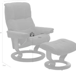 Stressless® Relaxsessel »Mayfair« mit Classic Base, Größe S, M & L, Gestell Wenge