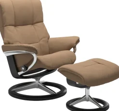 Stressless® Relaxsessel »Mayfair« mit Signature Base, Gestell Schwarz, Sesselgröße S, M & L, in 3 Bezugsqualitäten lieferbar