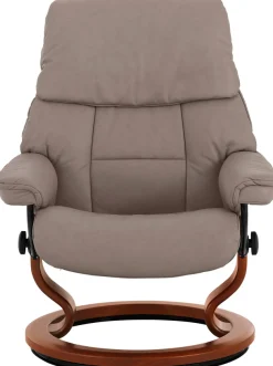 Stressless® Relaxsessel »Ruby« Set,mit Classic Base, Größe L, Gestell Eiche, Wenge, Braun & Schwarz
