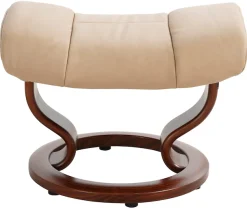 Stressless® Relaxsessel »Ruby« Set, Relaxsessel mit Hocker,mit Classic Base, Größe S, Gestell Eiche, Wenge, Braun & Schwarz