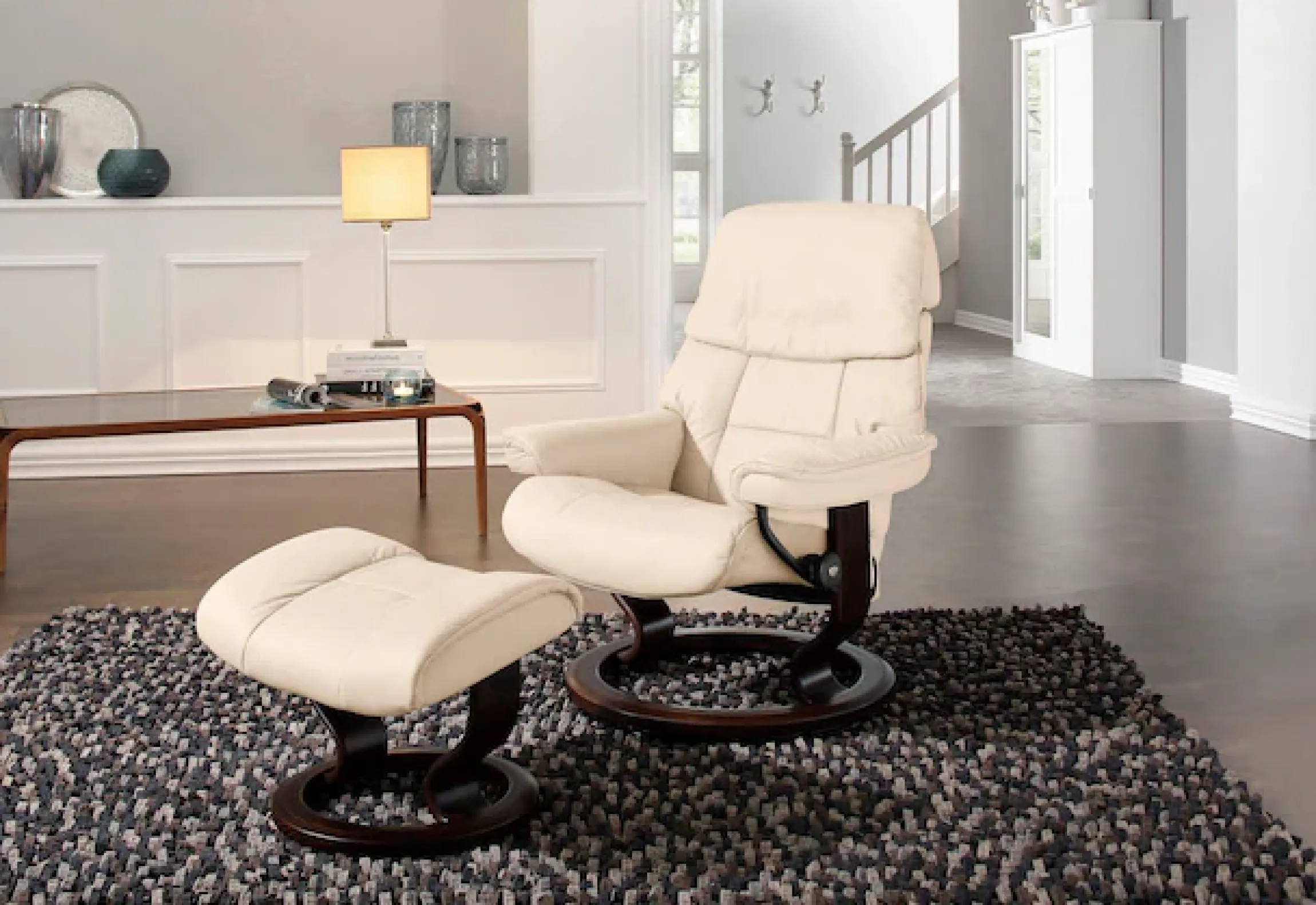 Stressless® Relaxsessel »Ruby« mit Classic Base, Größe S, Gestell Eiche, Wenge, Braun & Schwarz