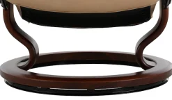 Stressless® Relaxsessel »Ruby« Set, Relaxsessel mit Hocker,mit Classic Base, Größe L, Gestell Eiche, Wenge, Braun & Schwarz