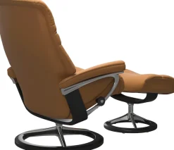 Stressless® Relaxsessel »Sunrise« Relaxsessel mit Hocker,mit Signature Base, Größe L, Gestell Schwarz