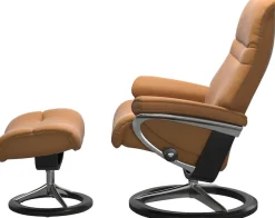 Stressless® Relaxsessel »Sunrise« Relaxsessel mit Hocker,mit Signature Base, Größe L, Gestell Schwarz