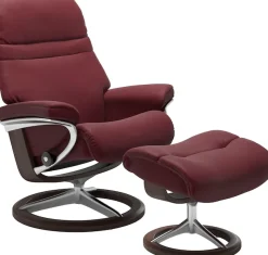 Stressless® Relaxsessel »Sunrise« mit Signature Base, Größe M, Gestell Wenge, in 2 Lederqualitäten lieferbar