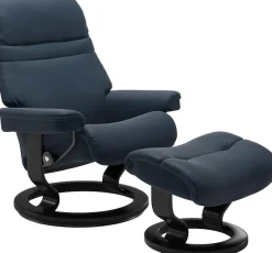 Stressless® Relaxsessel »Sunrise« Relaxsessel mit Hocker,mit Classic Base, Größe S, Gestell Schwarz