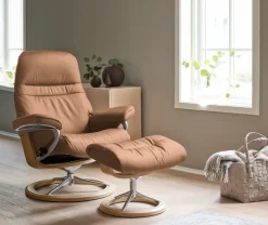 Stressless® Relaxsessel »Sunrise« mit Signature Base, Größe M, Gestell Eiche, in 2 Bezugsqualitäten lieferbar