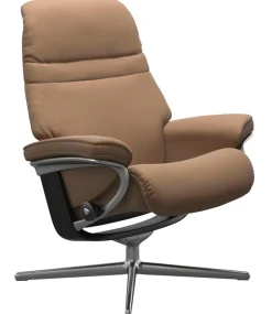 Stressless® Relaxsessel »Sunrise« mit Cross Base, Größe S, M & L, Holzakzent Schwarz