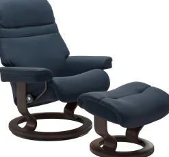 Stressless® Relaxsessel »Sunrise« Relaxsessel mit Hocker,mit Classic Base, Größe M, Gestell Wenge