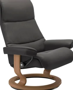Stressless® Relaxsessel »View« Set, Relaxsessel mit Hocker,mit Classic Base, Größe S,Gestell Eiche