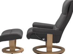 Stressless® Relaxsessel »View« Set, Relaxsessel mit Hocker,mit Classic Base, Größe S,Gestell Eiche