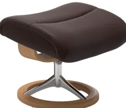 Stressless® Relaxsessel »View« Set, Relaxsessel mit Hocker,mit Signature Base, Größe S,Gestell Eiche
