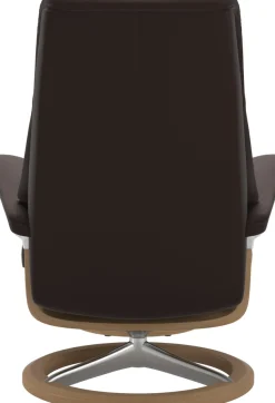 Stressless® Relaxsessel »View« Set, Relaxsessel mit Hocker,mit Signature Base, Größe S,Gestell Eiche