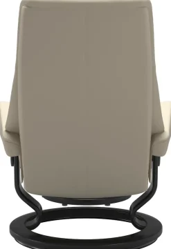 Stressless® Relaxsessel »View« Set, Relaxsessel mit Hocker,mit Classic Base, Größe S,Gestell Schwarz