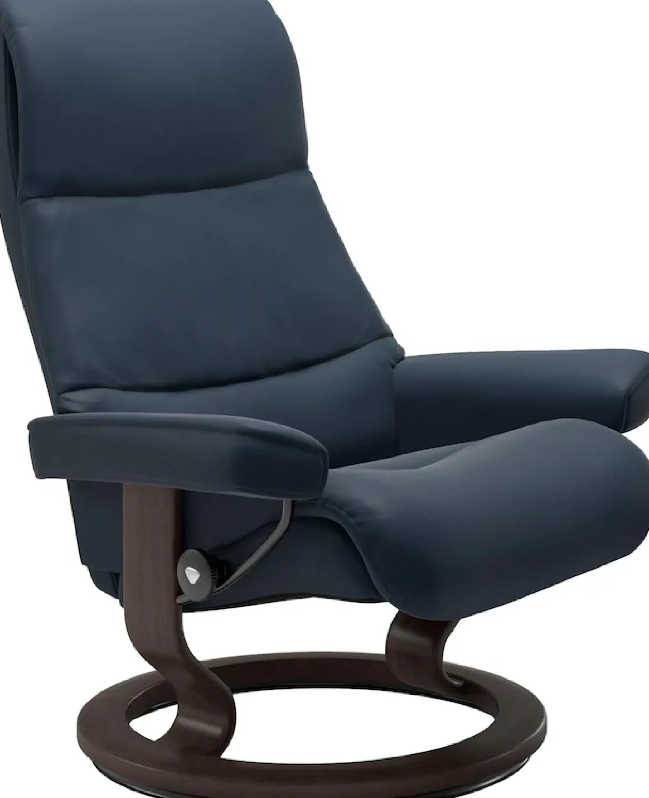 Stressless® Relaxsessel »View« Set, Relaxsessel mit Hocker,mit Classic Base, Größe S,Gestell Wenge