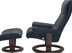 Stressless® Relaxsessel »View« Set, Relaxsessel mit Hocker,mit Classic Base, Größe S,Gestell Wenge