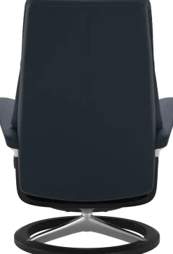Stressless® Relaxsessel »View« Set, Relaxsessel mit Hocker,mit Signature Base, Größe M,Gestell Schwarz