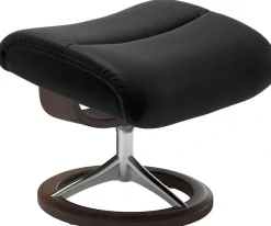 Stressless® Relaxsessel »View« Set, Relaxsessel mit Hocker,mit Signature Base, Größe M,Gestell Wenge