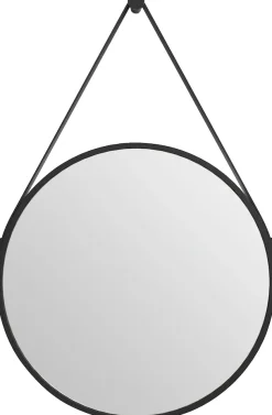 Talos Badspiegel »Black Style« Durchmesser: 50 cm, mattschwarz lackiert