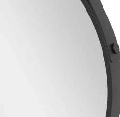 Talos Badspiegel »Black Style« Durchmesser: 50 cm, mattschwarz lackiert
