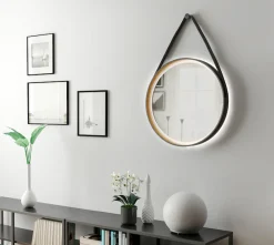 Talos Badspiegel »Golden Summer« Durchmesser 55 cm, mit LED-Beleuchtung