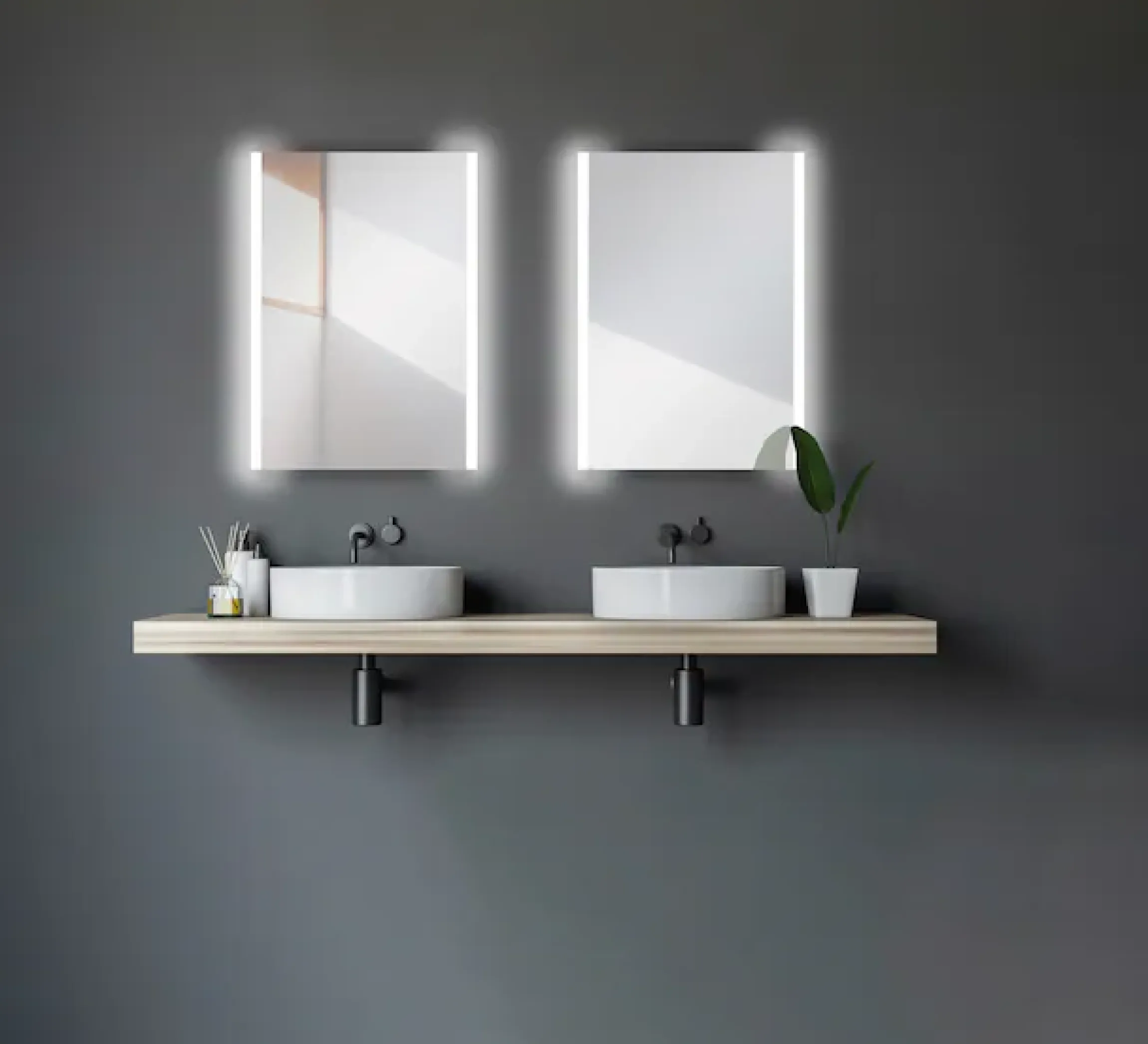 Talos Badspiegel »LOFT« BxH: 50x70 cm, energiesparend
