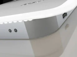 Talos Badspiegel »Sun« energiesparend, mit Digitaluhr