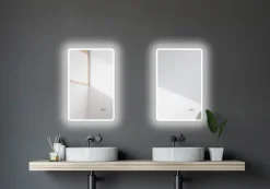 Talos Badspiegel »Sun« energiesparend, mit Digitaluhr