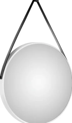 Talos LED-Lichtspiegel rund, mit indirekter LED Beleuchtung, matt Ø 80 cm