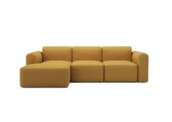 Tenksom Ecksofa »Rund, Relax-Ecke, Big-Sofa, Endless Seating,« Bezüge wechselbar, Kaltschaum im Sitz, Nordic Swan Ecolabel